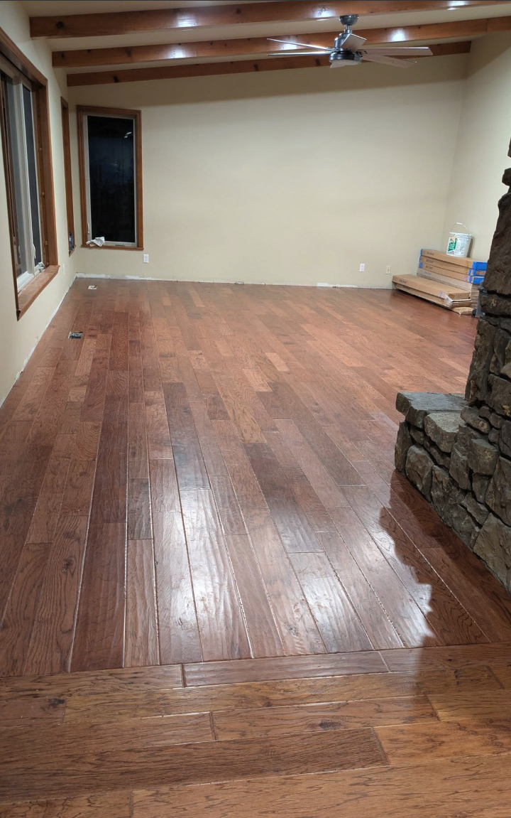 Interior flooring project by Aaron's Handyman Services in Hot Springs, AR