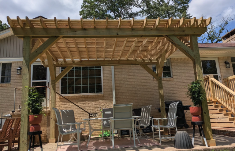 Pergola by Aaron's Handyman Services in Hot Springs, AR