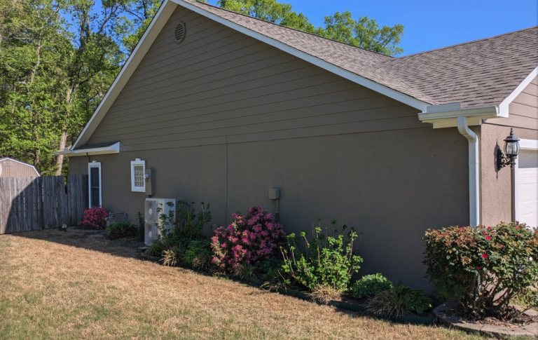 House exterior painting by Aaron's Handyman Services in Hot Springs, AR