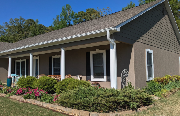 House exterior painting by Aaron's Handyman Services in Hot Springs, AR