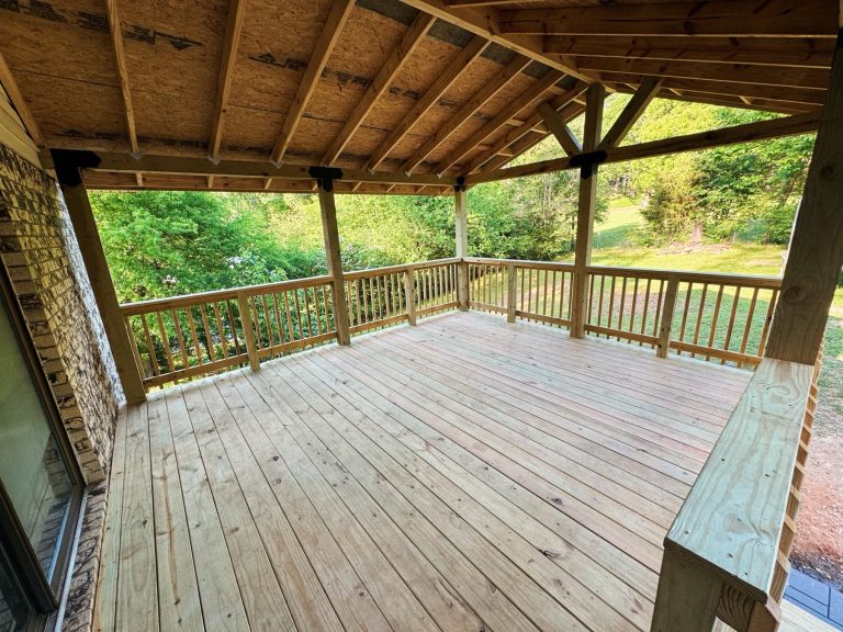 Custom deck built by Aaron's Handyman Services in Hot Springs, AR